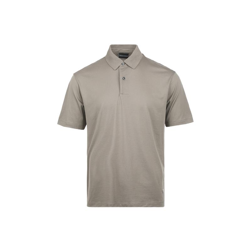 【自营】EMPORIO ARMANI/阿玛尼男士鹰标商务翻领POLO衫短袖T恤