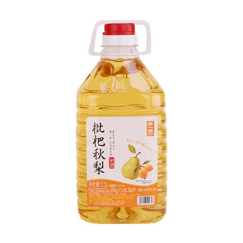 浙一家枇杷秋梨米酒正宗浙江糯米酒手工自酿6度低度甜酒露营果酒
