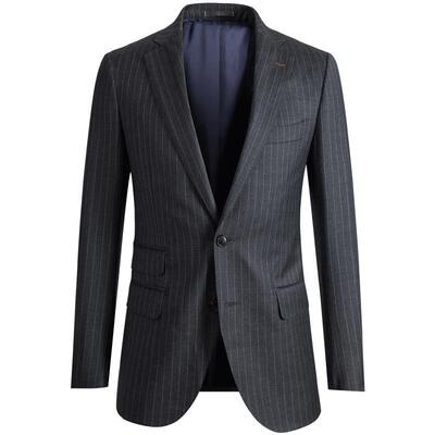 FULLMONTY肌理纹羊毛西服外套