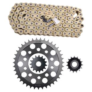 适配本田CB-1马格纳250摩托车大小齿链轮全套链条525牙盘改装配件