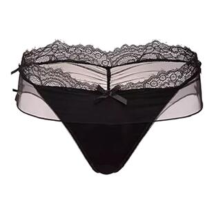 「LA」娇媚迷烟*原创设计感褶皱性感网纱蝴蝶结纯欲甜美小众内裤