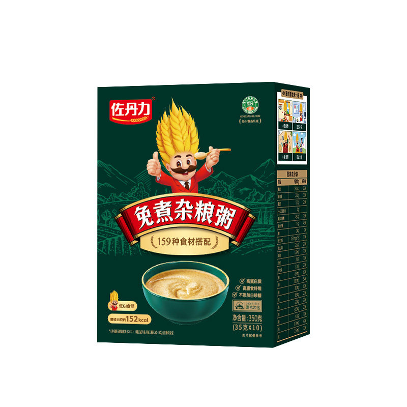 佐丹力正品免煮杂粮粥代餐粉控卡
