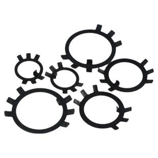 GB858铁圆螺母用止退垫圈六爪垫圈止动垫片锁紧垫圈锁片Φ10Φ300