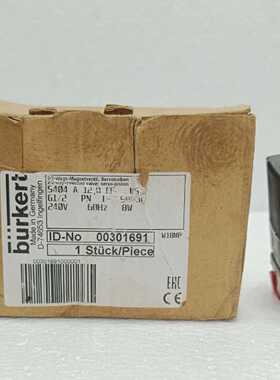 BURKERT 00301691 5404 Magnetventil 240V G1/2 Messing Neu Sur