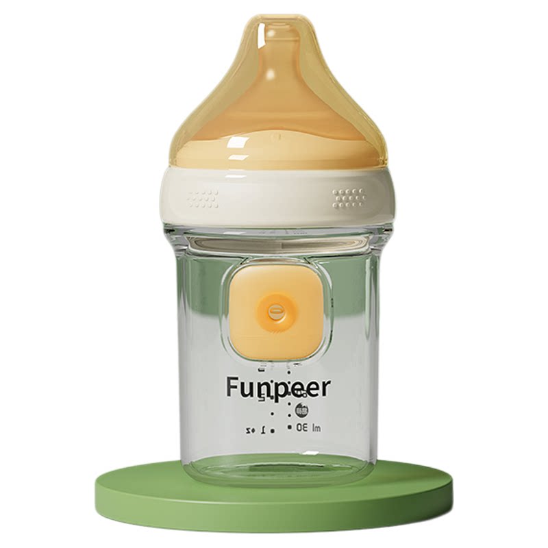 德国进口仿母乳硅胶吸管奶瓶