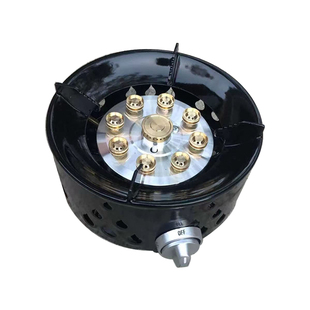 户外九星炉猛火七星炉便捷式卡式炉露营车载煤气灶多用途防风炉灶