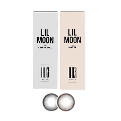 [限时优惠]LILMOON日本003極薄美瞳日抛10片彩色隐形眼镜心动格雷
