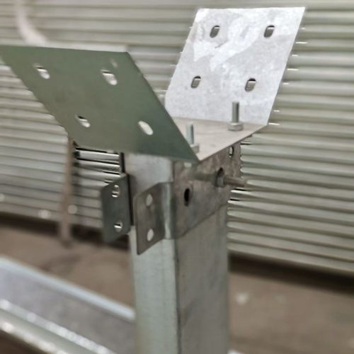 新疆包邮连栋大棚配件天沟水槽托架漏斗维修定制农用遮阳全套