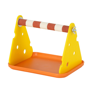 我和它鹦鹉站架定点排便磨喙磨嘴分离式托盘砂轮站杆玄凤互动训练