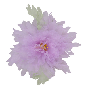 玉笙烟原创【赏牡丹】汉服头饰绢花紫色牡丹烫花古装古风发饰冬季