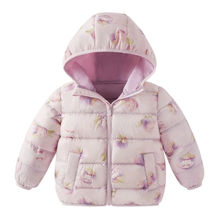 [抑菌绒]儿童轻薄排骨羽绒服女童冬装小男童鸭绒保暖宝宝外套秋冬