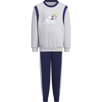 Adidas/阿迪达斯正品LK GFX CREW SET小童休闲长袖套装KB4573