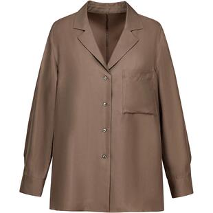 【0压系列】LESS春夏桑蚕真丝衬衫女气质宽松长袖衬衣2O4211330