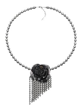 XTASTE USELESSOBJECTS 玫瑰花珍珠项链锁骨链设计高级感配饰时尚