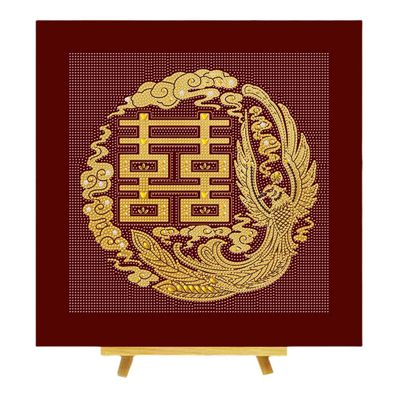 手工DIY钻石画中式传统图案