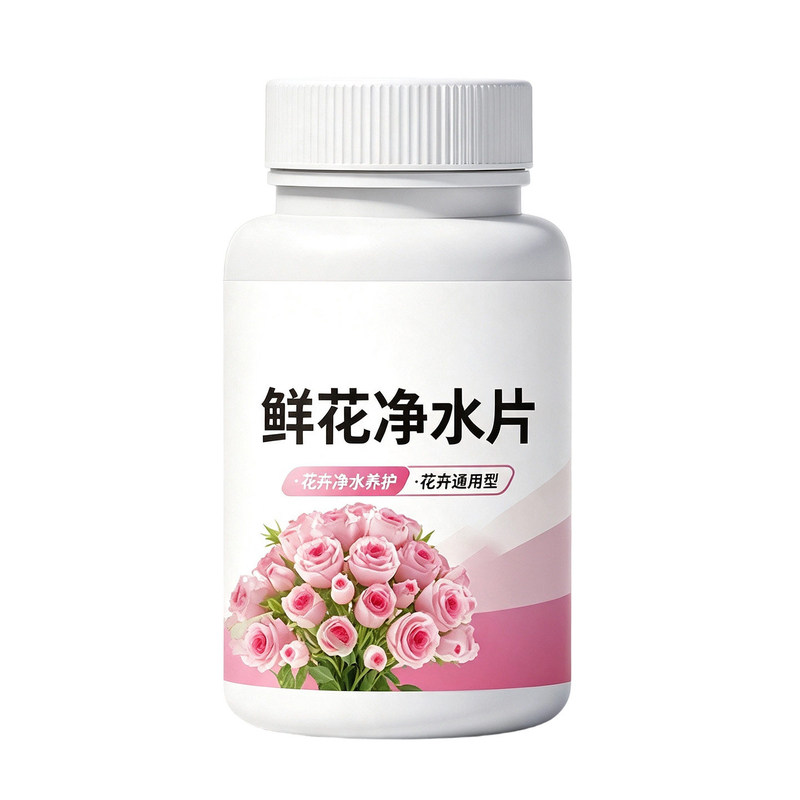 鲜花绿植水培植物净水片保鲜片防臭水生根浑水水培花卉通用醒花片