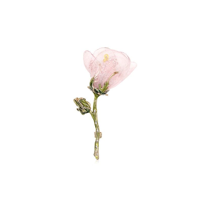 shes茜子爱的模样原创设计璀璨郁金香胸针设计感高档气质胸花配饰
