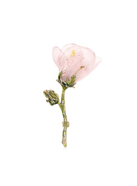 shes茜子爱的模样原创设计璀璨郁金香胸针设计感高档气质胸花配饰