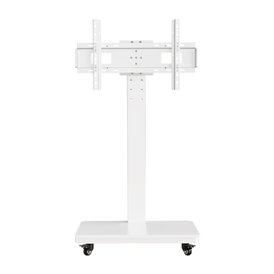 电视机移动支架落地带轮横竖屏旋转推车显示器一体机直播投屏通用