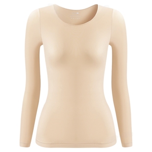 古今保暖内衣女面膜美肤衣肌底衣秋冬超薄隐形秋衣秋裤套装打底衫