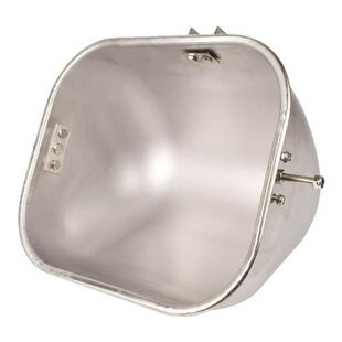 加厚不锈钢母猪食槽大猪用产床定位栏大食槽限位栏喂猪钢板饲料槽