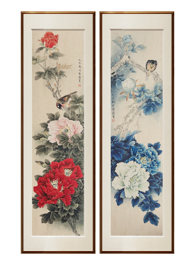 华枝春满手绘工笔国画新中式
