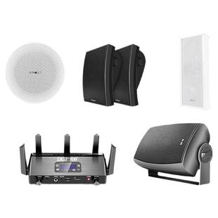 先科W1无线蓝牙壁挂式音响音箱店铺专吸顶会议重低音餐厅超市商用