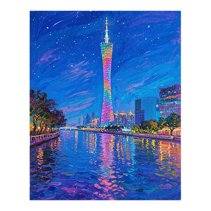 数字油画可定制画画填色DIY