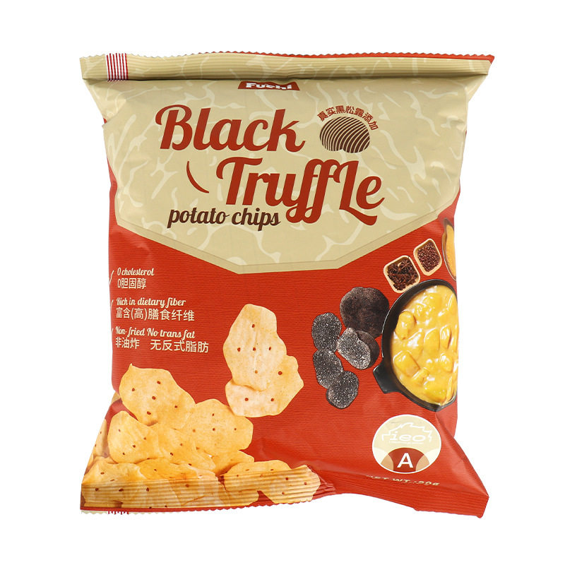 马来西亚fuchi富吃黑松露薯片80g追剧零食膨化食品