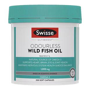swisse斯维诗深海鱼油omega3鱼油胶囊200粒澳洲进口正品心脑血管