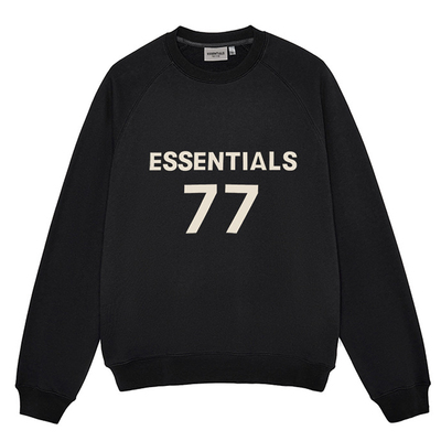 ESSENTIALS潮牌FOG连帽卫衣男宽松oversize数字印花77美式街头