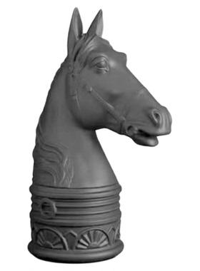 样板间儿童房马术主题软装摆件