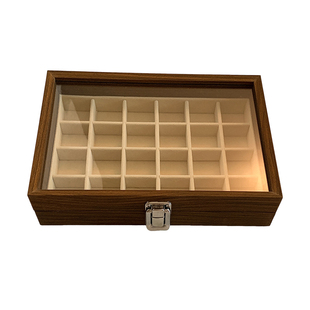 2025新款胡桃木首饰盒女便携大容量手饰品戒指项链耳钉小型收纳盒