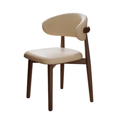 全网热销数万！奶油风实木餐椅