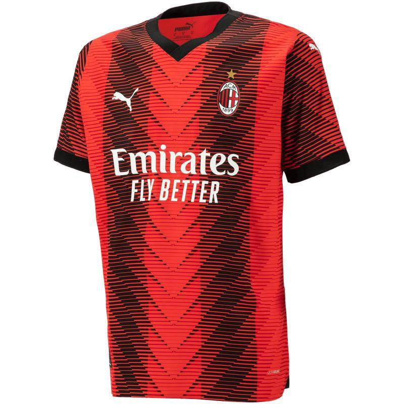 运动T恤男AC米兰主场球员版球衣足球经典短袖 770382puma官方奥莱