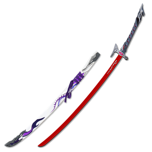 可发光 崩坏 星穹铁道 黄泉cos道具服 武器 刀剑 木 二形态 太刀