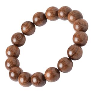 檀木手串女男文玩盘玩自律佛珠檀香散珠木头木质手链金丝檀木手串