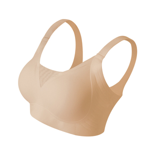 黄小姐大码文胸软支撑果冻条舒适提拉有型防下垂内衣女收副乳