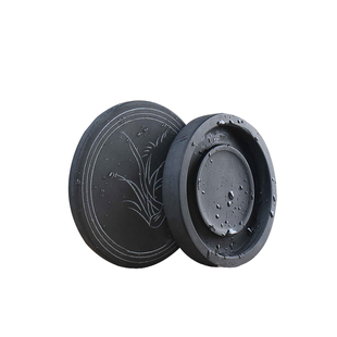 原石火锅砚台和墨条不干墨迷你鱼尾款笔搁回流塑料可研墨便携墨盒