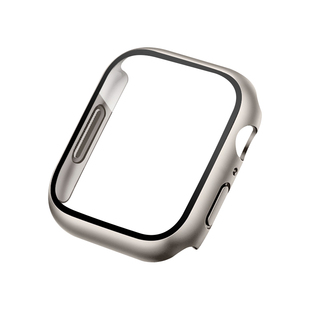 壳膜一体适用AppleWatchS11保护壳苹果iwatchseries11手表壳透明ultra3全包se3钢化膜46mms10防刮s9超薄防水