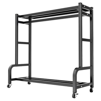 衣帽架可移动简易晾衣架落地室内房间挂衣架子家用卧室衣服收纳架