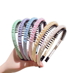 儿童发箍女细齿头箍女童2025新款不勒头防滑发卡初中生碎发整理器
