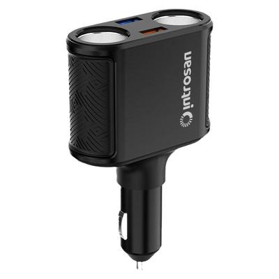 车载充电器QC快充数显触控点烟器