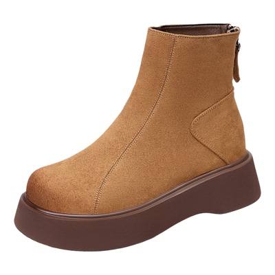 2025年冬季新款英伦风加厚雪地靴