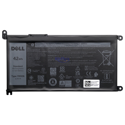 戴尔 YRDD6 Latitude 3300 3310 Inspiron 5485 5585 5493 5593 5488 5580 5590 5584 3582 笔记本电池