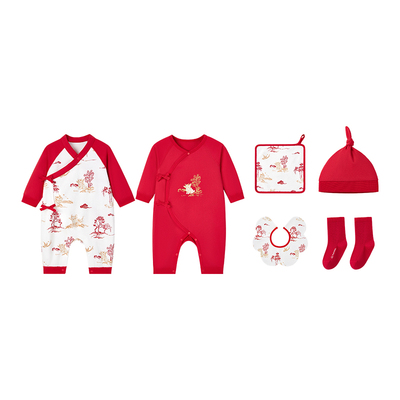 全棉时代23新生婴儿衣服礼盒