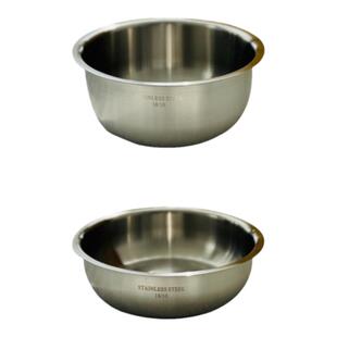 18/10不锈钢单层加厚实心蒸蛋碗 打蛋料理腌肉盆烘焙调料小盆14cm