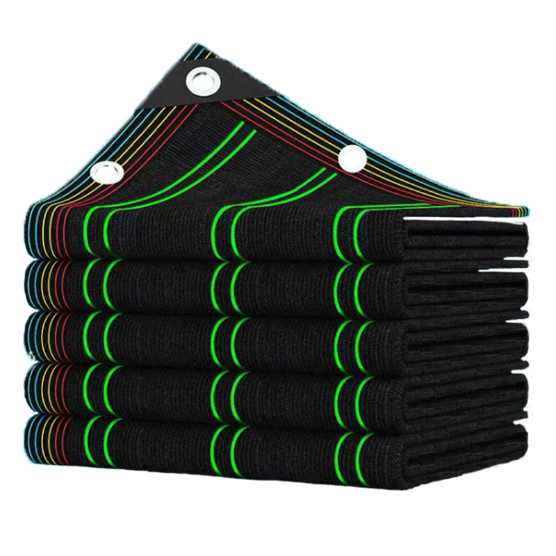 遮阳网防晒网加厚加密太阳网户外黑网遮光抗老化高密度隔热庭院