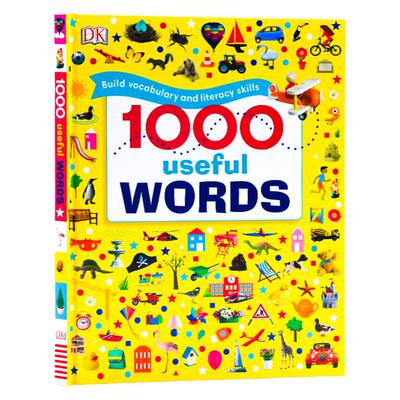 DK常用英语1000词 英文原版字典 1000 Useful Words dk1000词非点读 词汇量积累阅读写作技能提升 1000个单词绘本 精装 英文版
