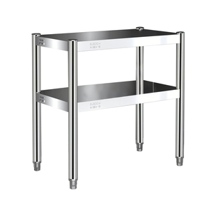 德国304不锈钢厨房双层置物架台面微波炉烤箱家用调料桌面架定制